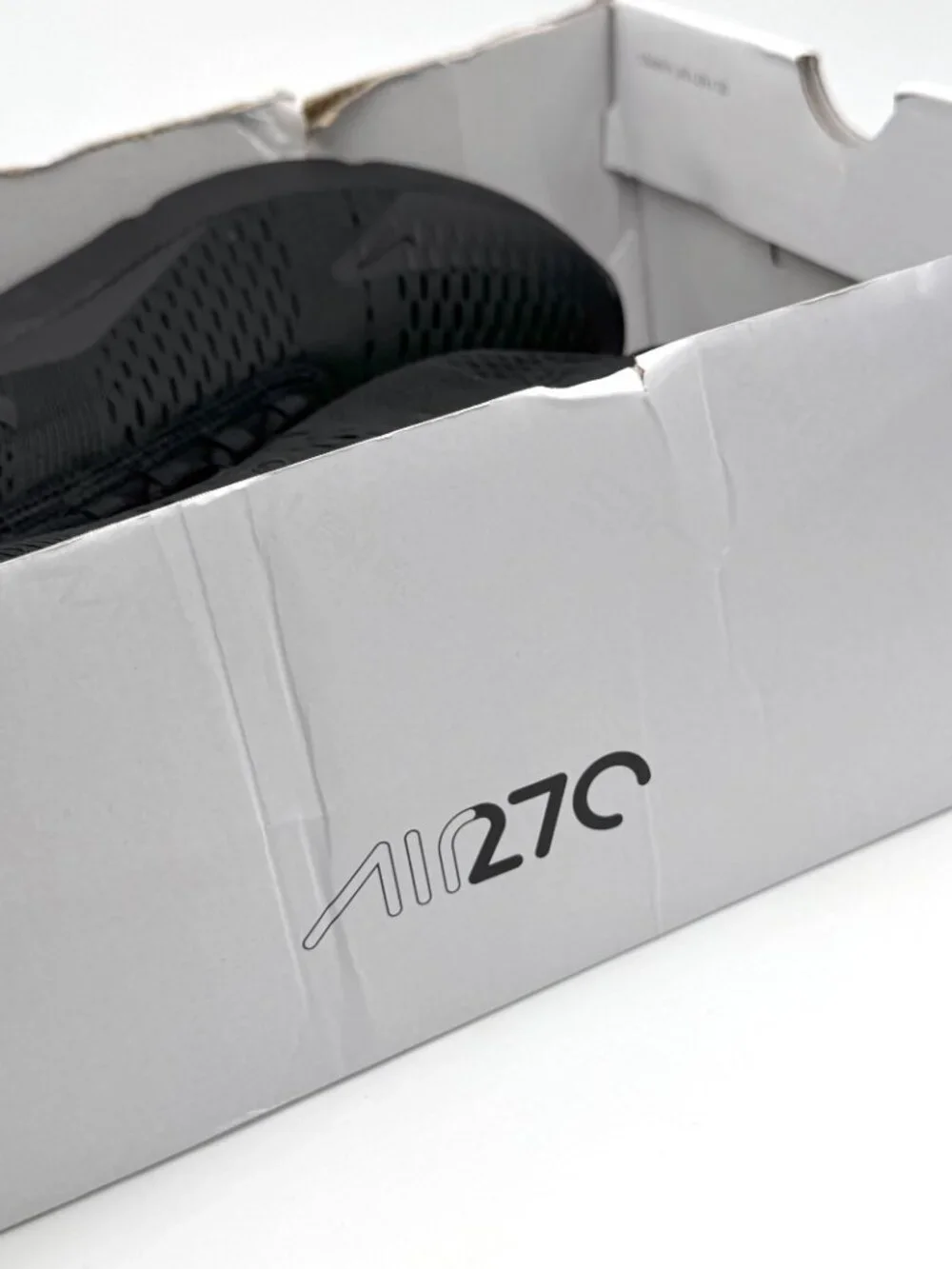 Nike Mens Air Max 270 Black Shoes Sz 10.5 New w/ Marks Activewear AH8050-005